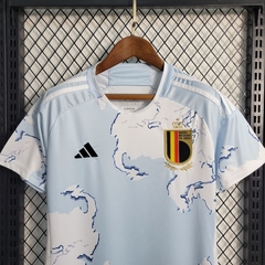 Camisa Seleção Bélgica Away II 2023 Torcedor Adidas Feminina - Azul Claro - comprar online