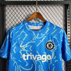 Chelsea I 2022 2023 Nike Azul futebol da Inglaterra Blues  Stamford Bridge  Frank Lampard Enzo Fernández João Félix N'Golo Kanté Aubameyang Havertz