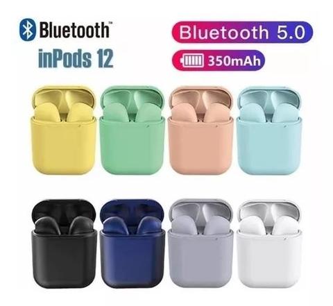 Auricular In-ear Inalámbrico Bluetooth Inpods 12