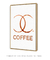 Quadro Decorativo Café Chanel na internet