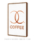 Quadro Decorativo Café Chanel - THECORE