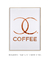 Quadro Decorativo Café Chanel - loja online