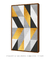 Quadro Decorativo Gold Gray Strokes 3 - comprar online
