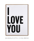 Quadro Decorativo I Love You