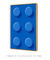 Quadro Decorativo Lego Azul
