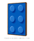 Quadro Decorativo Lego Azul - comprar online