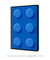 Quadro Decorativo Lego Azul na internet