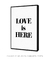 Quadro Decorativo Love Is Here - loja online