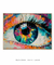 Quadro Decorativo Olho Colorido - loja online