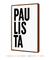 Quadro Decorativo Paulista - comprar online