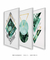 Quadro Decorativo Triplo Botanival Geometric - comprar online