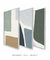 Quadro Decorativo Triplo Paint Shapes - comprar online