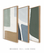 Quadro Decorativo Triplo Paint Shapes - loja online