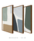 Quadro Decorativo Triplo Paint Shapes - comprar online