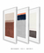 Quadro Decorativo Triplo Sand Tones - comprar online