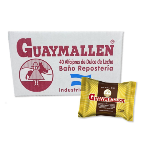 Alfajor Guaymallen X 40 Unidades Negro