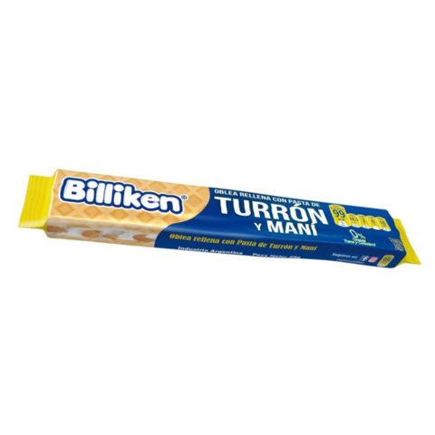 Turron Billiken x 50 Unidades SIN TACC