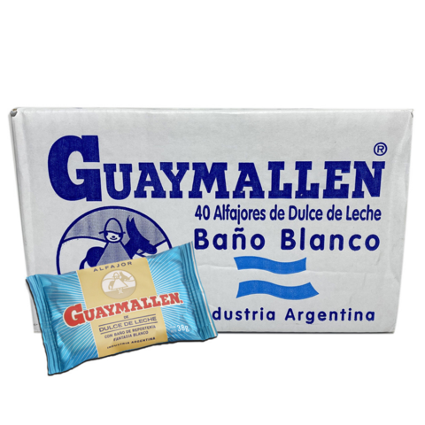 Alfajor Guaymallen X 40 Unidades Blanco