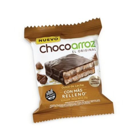 Alfajor De Arroz Chocoarroz X 30u. Dulce de Leche