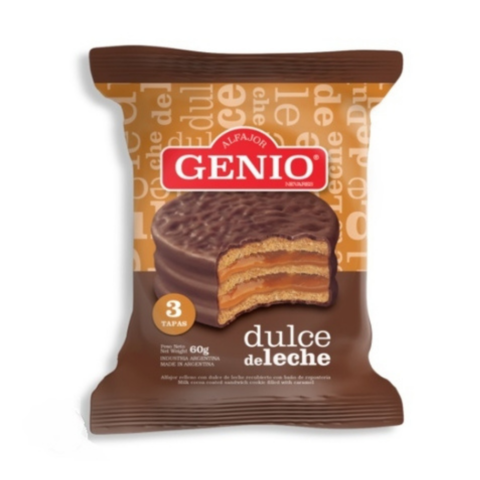 Alfajor Genio Triple x 24 Unidades Negro