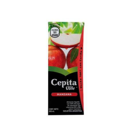 Jugo Cepita 200ml x 6 Unidades Manzana