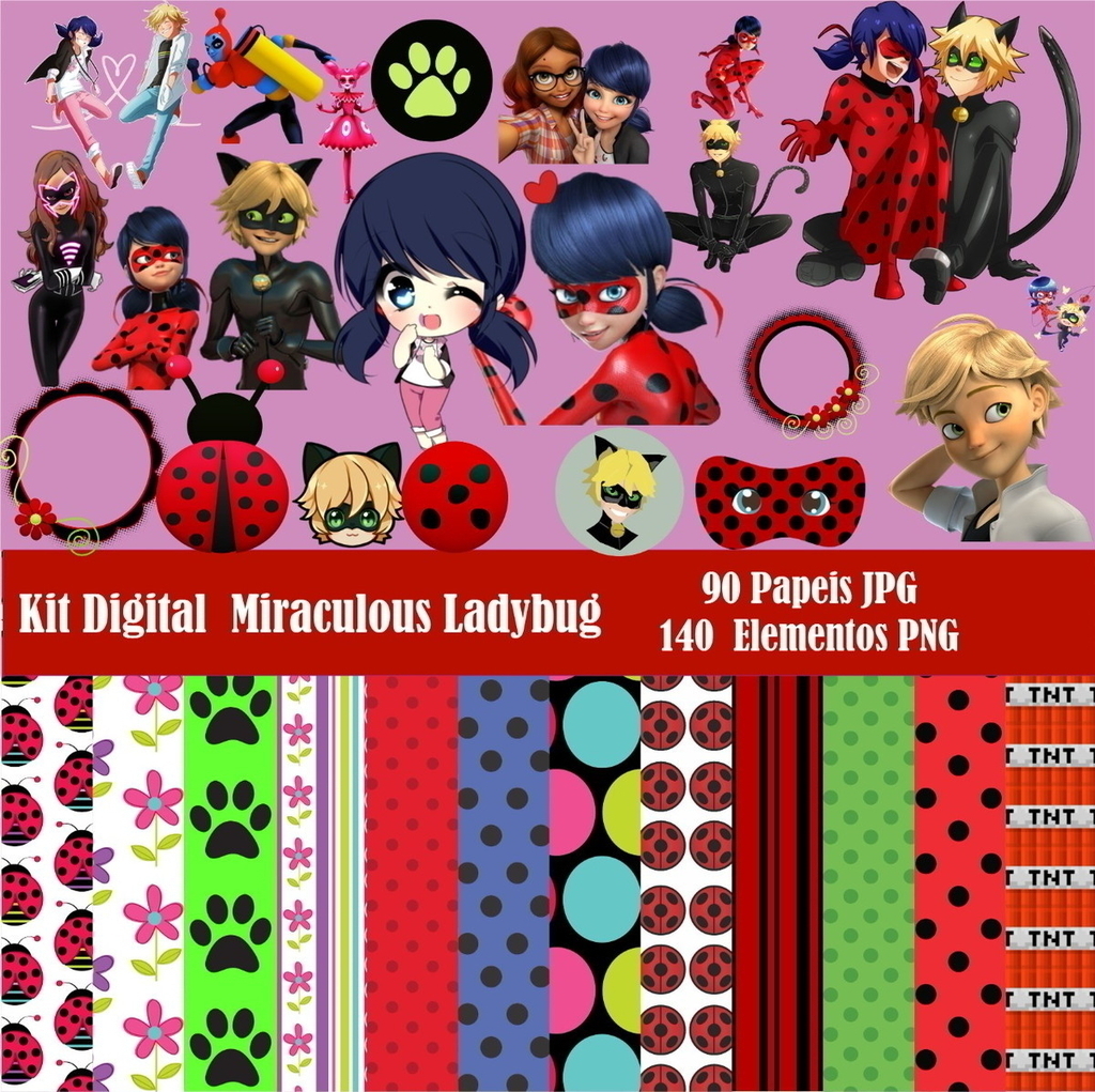 Kit Digital Miraculous Ladybug