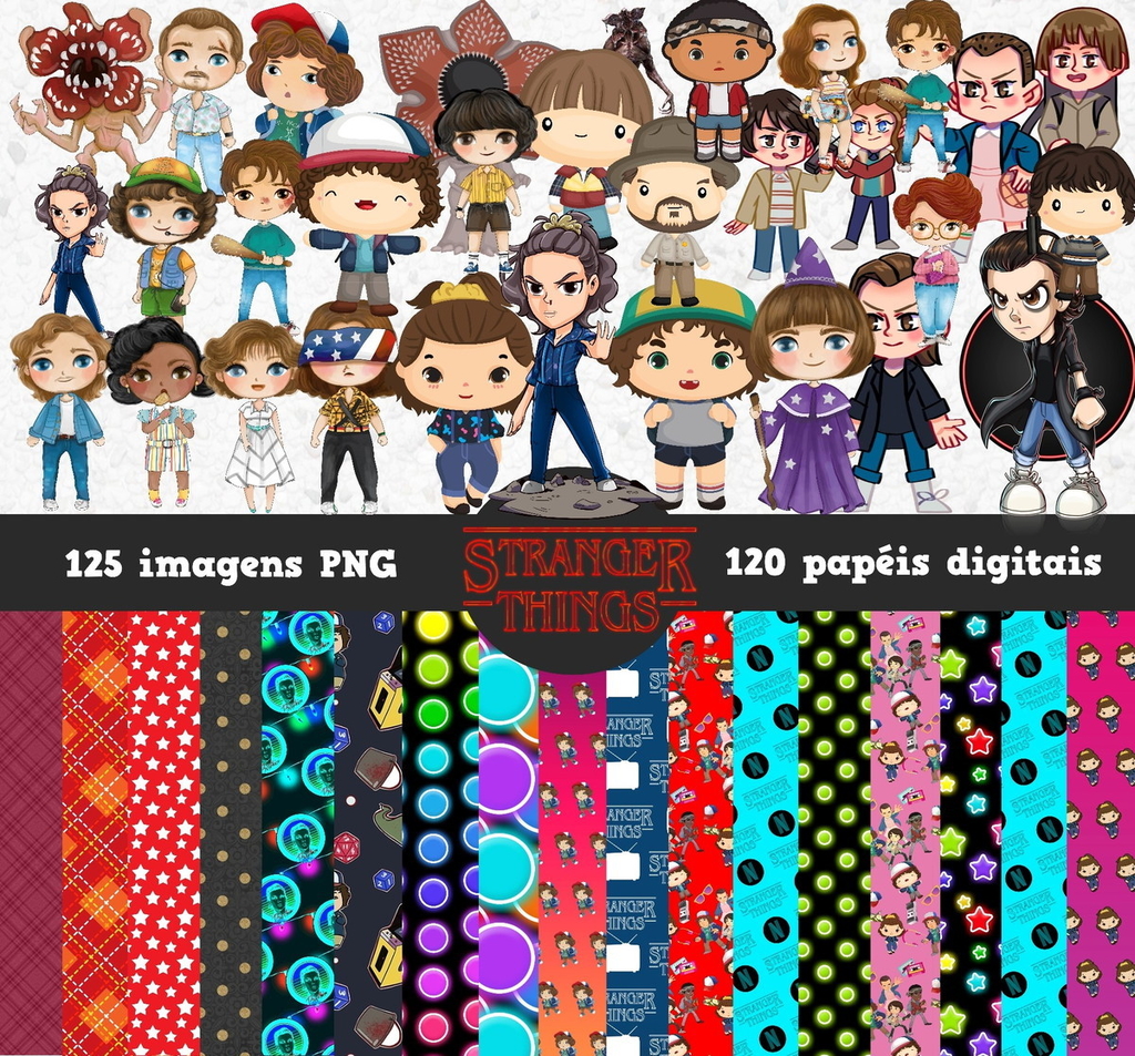 Kit Digital Roblox - Imagens png e papel digital