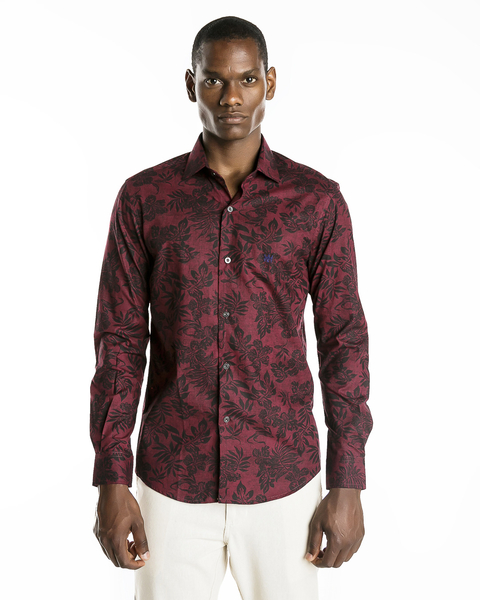 Camisa de Manga Longa com Grafismo - Ready-to-Wear