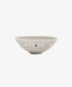 BTS 2024 DALMAJUNG - White Porcelain Bowl with Inlaid Lotus Scroll [Pré - Venda]