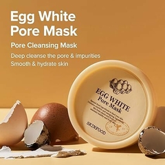 SKINFOOD Egg White Pore Mask 120g (Máscara Facial Refinadora de Poros) - SD-K Store