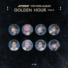 ATEEZ GOLDEN HOUR : Part.2 Goods - RANDOM CAN BADGE [Pre - Sale]