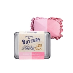 SKINFOOD Buttery Cheek Cake Twin 9.5g (01 MELLOW STRAWBERRY) (Blush)