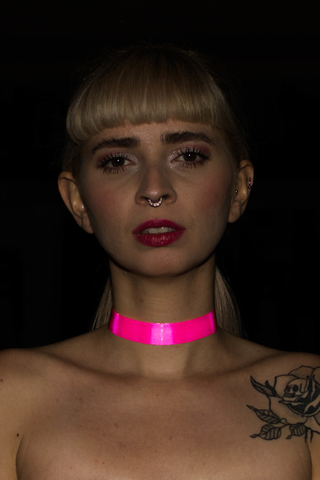 CHOKER FLASH PINK