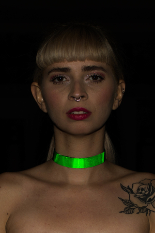 CHOKER FLASH VERDE