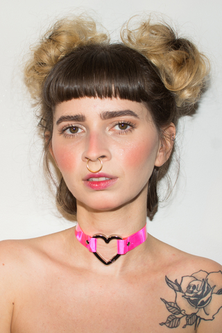 CHOKER STUPID LOVE PINK