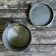 OLLA DE HIERRO FUNDIDO + TAPA - 30CM - comprar online