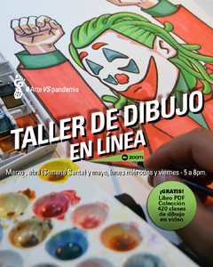 ¡TALLER/CURSO DE DIBUJO! en línea en vivo