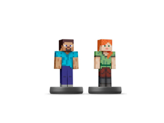 AMIIBO MINECRAFT STEVE AND ALEX DOUBLE PACK