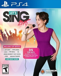 PS4 LET'S SING 2016