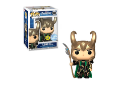 FUNKO POP! MARVEL AVENGERS LOKI WITH SCEPTER 985 GLOWS IN THE DARK FUNKO SPECIAL EDITION