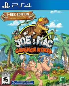 PS4 NEW JOE & MAC: CAVEMAN NINJA T-REX EDITION