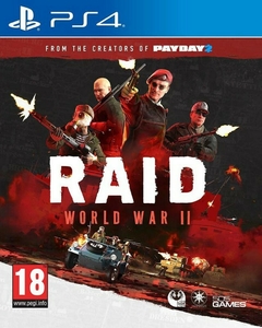 PS4 RAID WORLD WAR II USADO