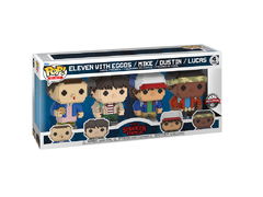 FUNKO POP! STRANGER THINGS ELEVEN WITH EGGOS MIKE DUSTIN LUCAS 4 PACK SPECIAL EDITION