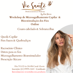 Workshop de Microagulhamento Capilar Bioestimulador & Prescrição Skincare