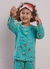 Conjunto Pijama Infantil Menino Estampa Piratinhas – Tam.1 a 10 anos – Verde