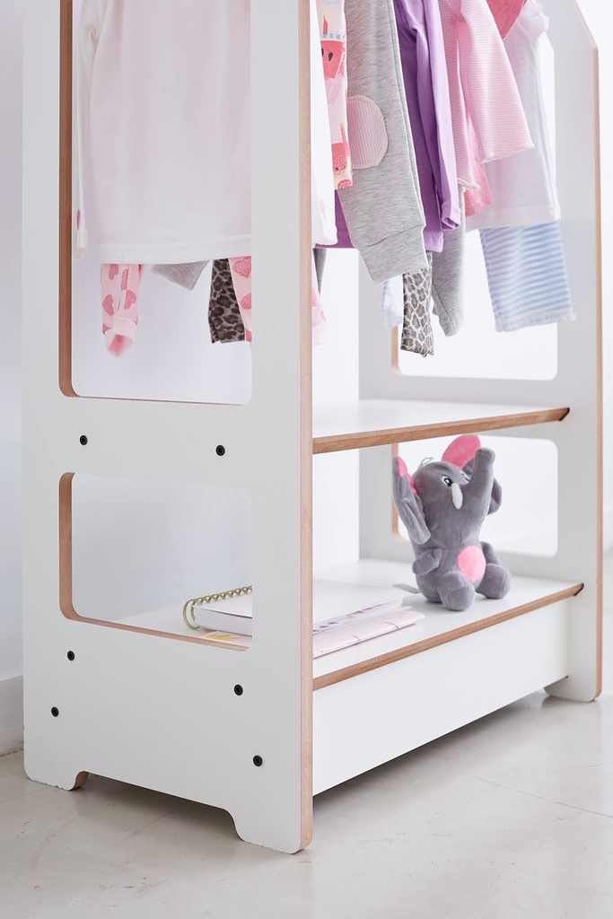Perchero Infantil Casita 60x40x135 MDF con melamina SM