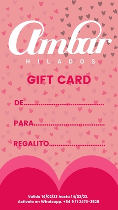 GIFT CARD Enamorados - comprar online