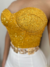 Corselete amarelo gold - loja online