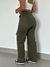 Wide leg Cargo Verde Militar na internet