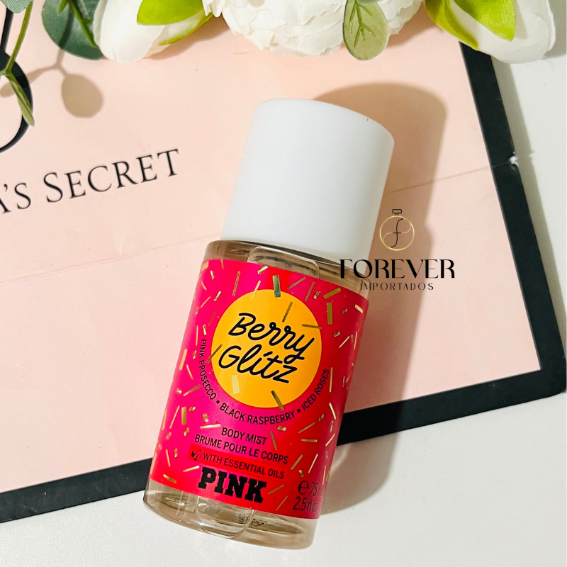 Body Splash Pink Victorias Secret Berry Glitz 250ml : Perfume